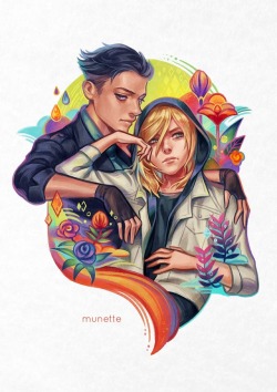 munette:My fanart for Otayuri!! ❤❤❤  Another print that will be available for #yoiconph2017 and Komiket! Felt like I was doing a fashion mag illustration for this lol. Hope you all like it~