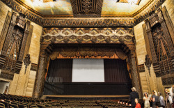 artdecodude:  (½) Interior of the San Pedro / Los Angelesw Warner Grand Theatre from my 4/24/2016 visit. Entire set is up on my flickr: https://www.flickr.com/gp/7398381@N04/6m38zd