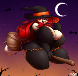 averyshadydolphin:You’d better have candy for her as soon as she figures out how to land that broom.