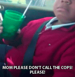 onlylolgifs:   Kid accidentally steals cup from restaurant 