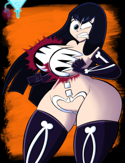 ck-blogs-stuff:  Halloween: Satsuki Breast Expansion Curse! by CK-Draws-Stuff  MY PATREON BILL HAS RETURNED! Lol Ive managed to draw my anime waifu (Satsuki Kiryuin from Kill La Kill) in a sexy scenario and Halloween is the perfect way to do it! =P well,