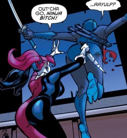 charli3b3tt:  withgreatpowercomesgreatcomics:  Harley Quinn #7, written by Amanda Conner &amp; Jimmy Palmiotti, art by Chad Hardin, colors by Alex Sinclair &amp; Paul Mounts  I love them so much