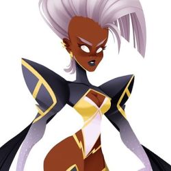 Lady Number 70 STORM! I had to do Mohawk Storm! Favorite X-men alongside Mystique ⛈⛈⛈⛈ only 60 more ladies to go! 