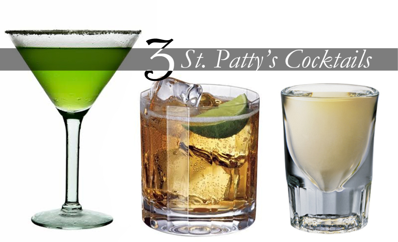 3 St. Patrick's Day Cocktails