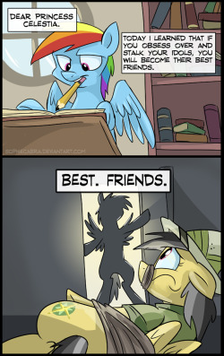 MLP Comic - BFFs - by SophieCabra You know, given the scenario i actually did half expect a subtle Misery reference to appear in there somewhere&hellip; but if there was one i didn&rsquo;t catch it. XD Also i&rsquo;ll use this opportunity to say just