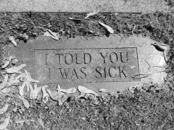 namedrop-natalie:  Oh my God. I just spoke with someone who arranged this headstone ten years ago.