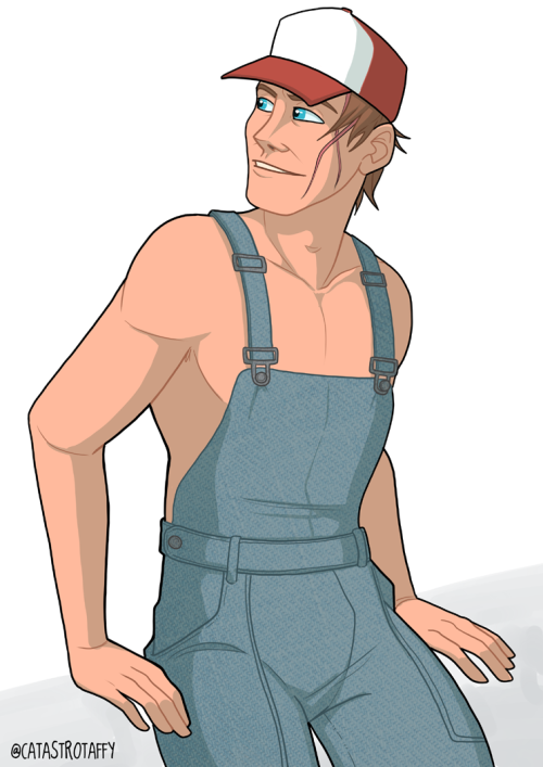 catastrotaffy:Sinclair is his….dungarees 