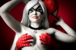 harlequinfairy:  inuyoku:  harlequinfairy:  roguewizard:  inuyoku:  geekygeekweek:  ‘Geeks-R-Sexy’ of the day!  Black Cat’s Rolling Stone Cover [Cosplay]   Black Cat cosplay by Mad Mel Madigan.   Think i needa do these shots aha  well if you did