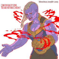 blanclauz:Just watched Infinity War and wanted to draw thisGenderbent ThanosSafe Art