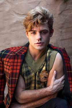 meninvogue:  Garrett Clayton photographed by Maxwell Poth for Gay Times Magazine