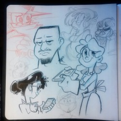 jmdurden:  Texas doodles.   Whatchu doin’ in my state, BOY!?‘ We don’t like ya’ll fancy fufufuu artist types around here in the GREAT STATE OF TX!! Lest you goin’ draw some good ol’ Texas women, I tell you what!!