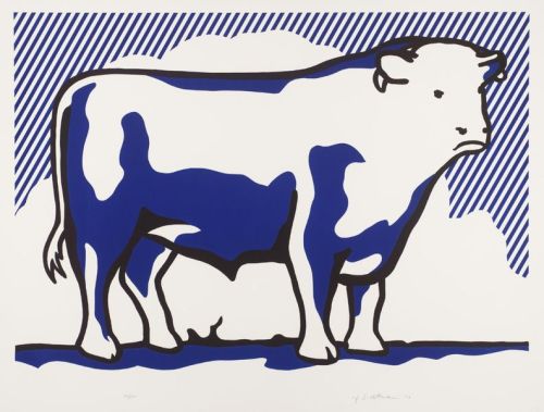 mythkissed: Roy Lichtenstein - Bull II, 1973