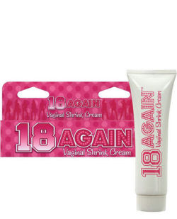 lovesextoys:  18 Again Vaginal Shrink Cream  Save 15% Now through 10/31/2014 Use Coupon Code GOBLINS
