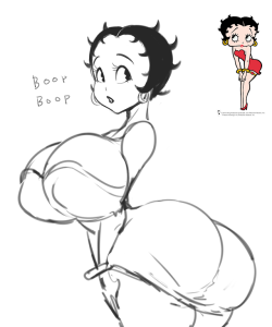 ber00: doodle   Betty Boop    boop