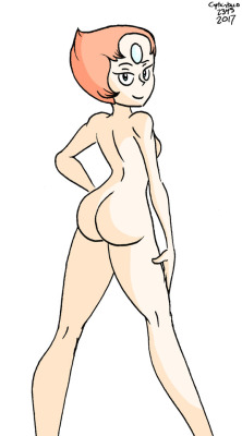 Pearl showing off her butt. I know Steven Universe isn’t the highest on my Rule 34 poll, but I just felt like drawing some Pearl butt. 