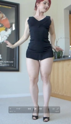 andrearosu:  Model: Andrea Rosu I’m uploading my first custom striptease video to my soon to be functional clips4sale store: http://clips4sale.com/75279 Truth be told, the dancing/striptease customs have been one of my favorites.  I really get to show