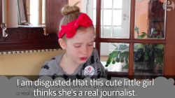 zonepan:  badgersprite:  guardian:  “I didn’t start publishing Pennsylvania’s Orange Street News so that people would think I’m cute. I want to get the truth to people, even if it makes grownups mad,” says 9-year-old Hilde Kate Lysiak, publisher