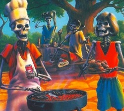 spookytotodile:  lebronlames:  spookytotodile:  racistmom:  hey what the heck is this from  a chill barbecue held by a rad family  im 100% sure this is a goosebumps book cover  no its a picture of a chill barbecue held by a rad family 