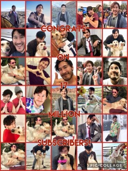 briseptiplier:  Congrats to @markiplier and the community for getting the channel to 17 million subscribers!  I’ve been a part of this community for nearly two years now, and it’s certainly been a wild ride. I’ve had my ups and downs in my life