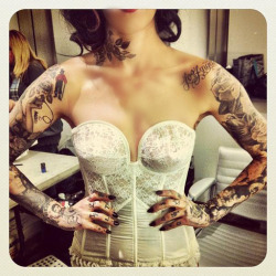 tattooedmafia:  Kat Von D 