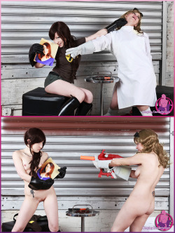 ladybug-tatum:  cosplaydeviants:  Keep your head up Billy-buddy, it’s Thursday and the latest set Porphyria and Dolly set has been endorsed by Bad Horse himself! Check out Horrible, only in the members area of Cosplay Deviants.  2 of my favourite models