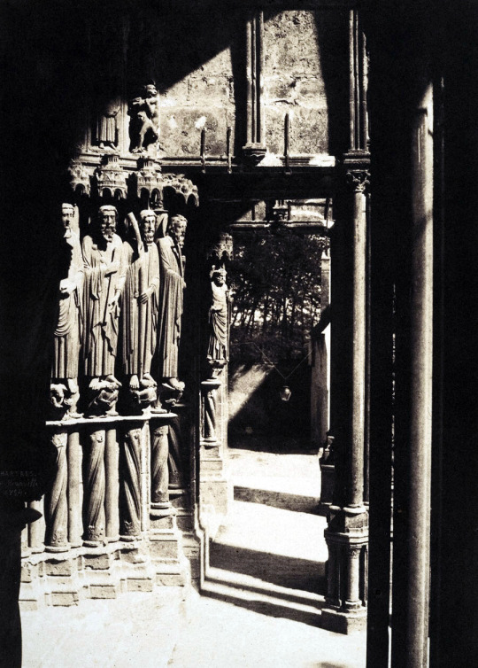 Charles Marville - Porte sud de la Cathédrale de Chartres