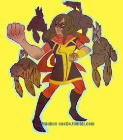 franken-castle:  I dont know whats with the winged sloths but i want ten of ‘em.also The new ms. marvel is a really fun read with fantastic art.  