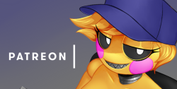 Make sure to check out my Patreon for daily sketches, sneak peaks at coming projects and works in progress like the toy chica above ^Don’t miss out!