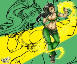 dragoontequila:    A little draw of  Laura Matsuda, new character of Street Fighter universe     &lt;3 &lt;3 &lt;3