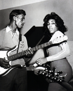 vintagegal:  Ike Turner and Tina Turner c. 1960s 