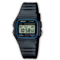 timetakwatches:Reloj Casio F-91W  Warrior