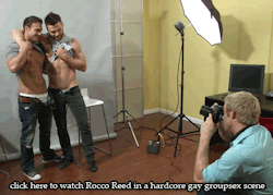 drillmyholexxx:  Rocco Reed gay group sex at Drill My Hole with Christopher Daniels and Tommy Defendi 