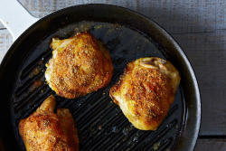 food52:  Thighs are where it’s at.Aromatic Grilled Chicken Thighs via Food52