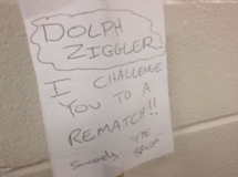 whitetrashlucha:  Dolph Ziggler vs The Broom - The Rematch   Broom with the roll up of doom!! XD