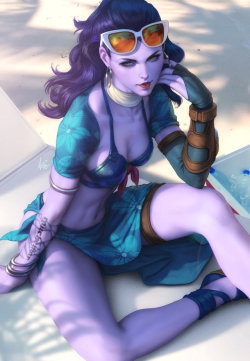 pixalry:  Widowmaker Summer - Created by Stanley Lau 