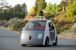 tearn-aqua:  breakingnews:  Google unveils self-driving car without steering wheel  Re/code: Google unveiled a prototype of a driverless car Tuesday evening at a tech conference in Southern California. The vehicles, which are entirely driven by computers,