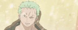 Zoro&rsquo;s sadistic smile that lets you know he&rsquo;s about to f*** Sh*t up.