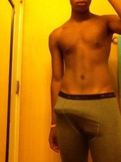 black-m4m:  Young Nigga With Thick Thighs  FOLLOW… http://black-m4m.tumblr.com/   PICS &amp; VIDEOS OF BIG DICK NIGGAZ WITH CUTE FACES.  