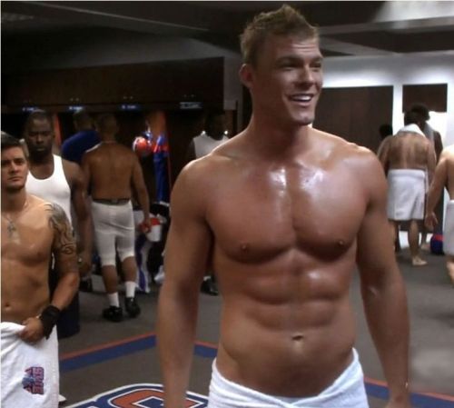 omni-dudes-bruh:THE BIG 250#229. Alan Ritchson.For a few years, he was just another one of those jobbing actors who was high profile enough to recognize but still had to resort to popping up in every show for a shirtless scene. Luckily, he found some