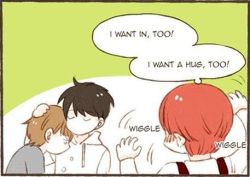 This is from the manwha webtoon Studio Salty which is about a young man who is from a well of family but decides he wants to be a neet and meets people and changes his lifestyle along the way.