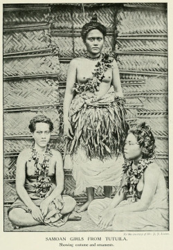 Polynesian woman, from Women of All Nations: A Record of Their Characteristics, Habits, Manners, Customs, and Influence, 1908. Via Internet Archive.