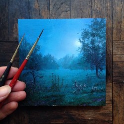 chaptertwentyplusnine:  atraversso:  Miniature hyperrealistic paintings by Dina Brodsky Instagram // Prints // Webpage Please don’t delete the link to the photographers/artists, thanks!   Fuuuuuuuuu.