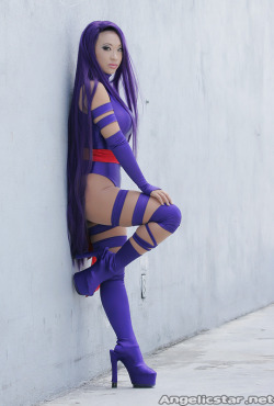 hotcosplaychicks:  Psylocke - Uncanny X Men by yayacosplay  Check out http://hotcosplaychicks.tumblr.com for more awesome cosplay  and our new Cosplay Chat Room and Screen room:http://hotcosplaychicks.tumblr.com/chat