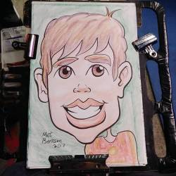 Doing caricatures at Dairy Delight! Ice cream for dinner is what summer is about.  #dairydelight #caricatures #caricature #art #drawing #portrait #cartoony #artstix #ink #artistsoninstagram #artistsontumblr  (at Dairy Delight Ice Cream)