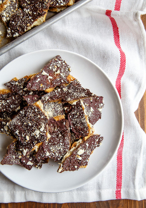 Saltine Toffee Desserts for Two on We Heart It.