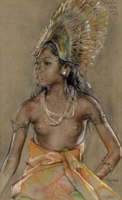 arjuna-vallabha:  Balinese dancer, Willem Gerard Hofker 