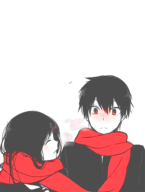 Red scarf  Tumblr