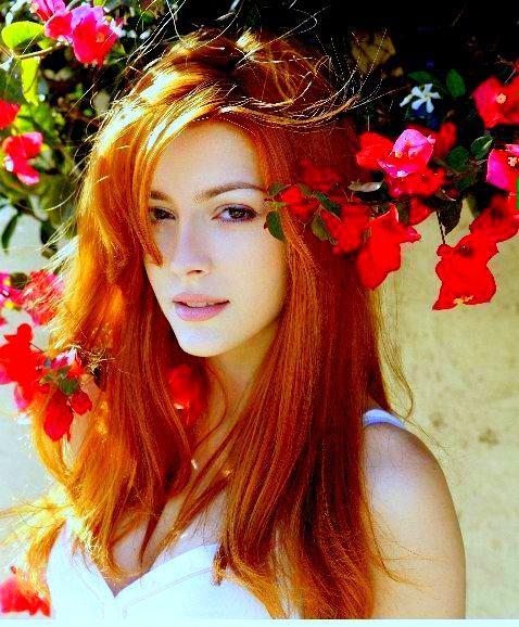 Elena satine red hair
