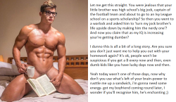 And hereâ€™s another new blog devoted to captioning hot muscle photos with even hotter male transformation stories. ;)It only launched today and itâ€™s already off to a strong start.Welcome to the community, @ontheshiftingsands