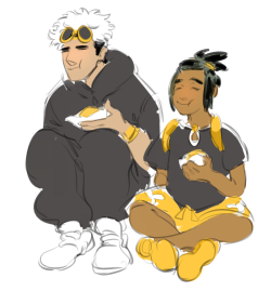 vyragosa:  3s into meeting guzma “You don’t look like Hala’s grandson” 3s into post-game “you’re a grandson now”